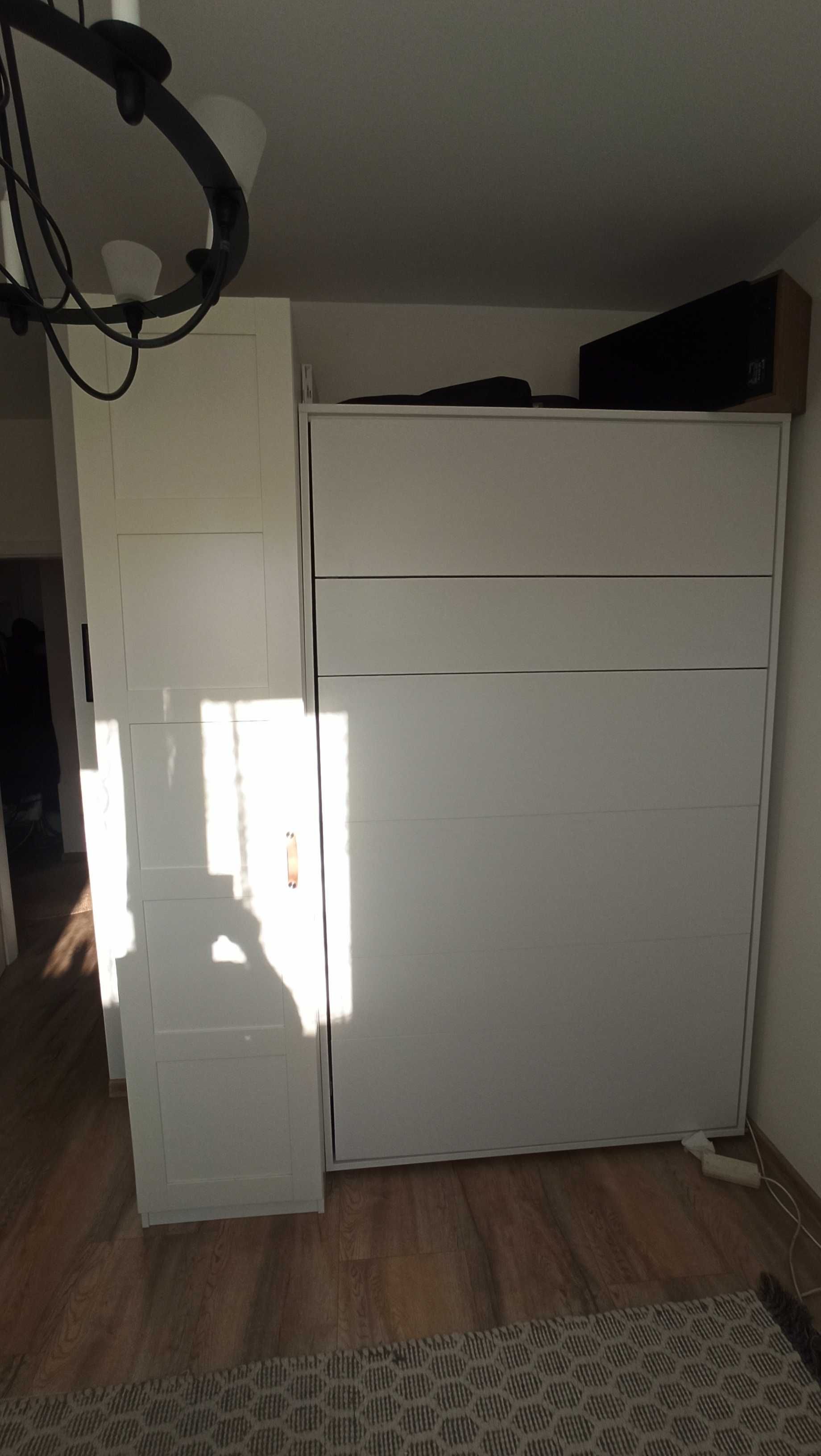 Półkotapczan pionowy z MATERACEM 120x200 Bed Concept BC-02 Lenart