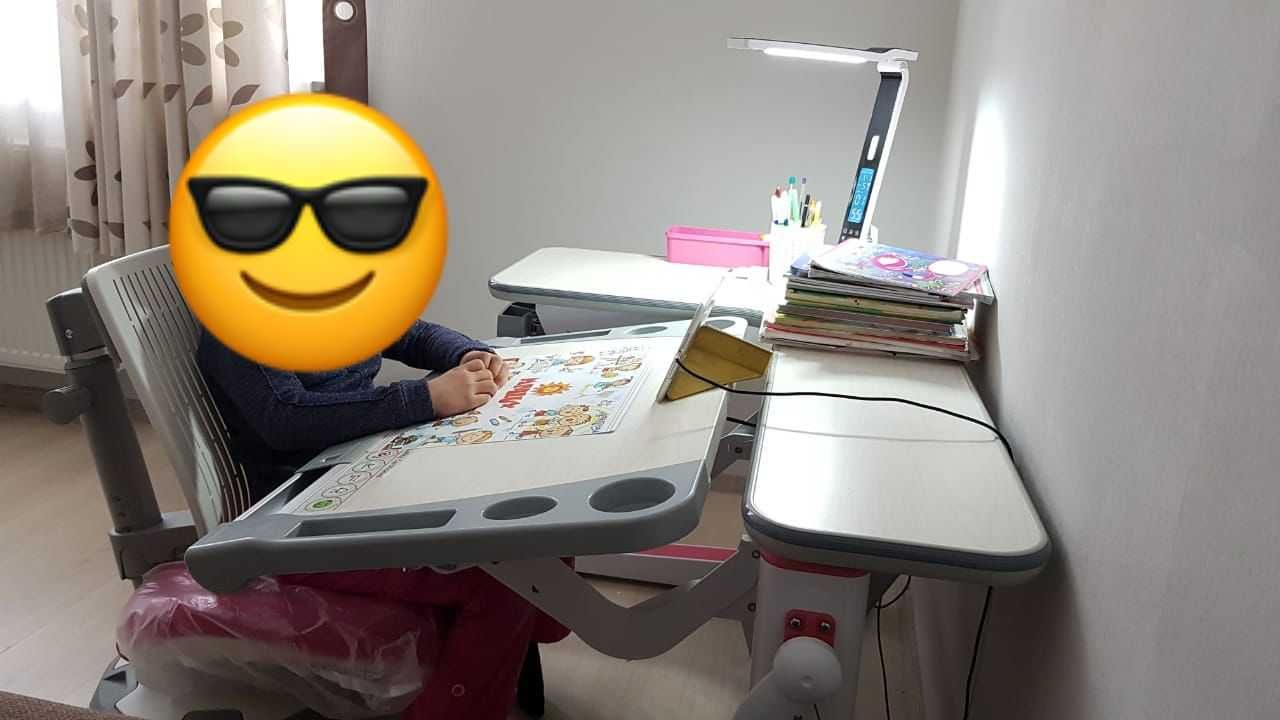 Детский стол Mealux + ортопедический стул в комплекте