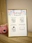 Księga gości instax instrukcja wesele ślub przyjęcie [bez ramki]