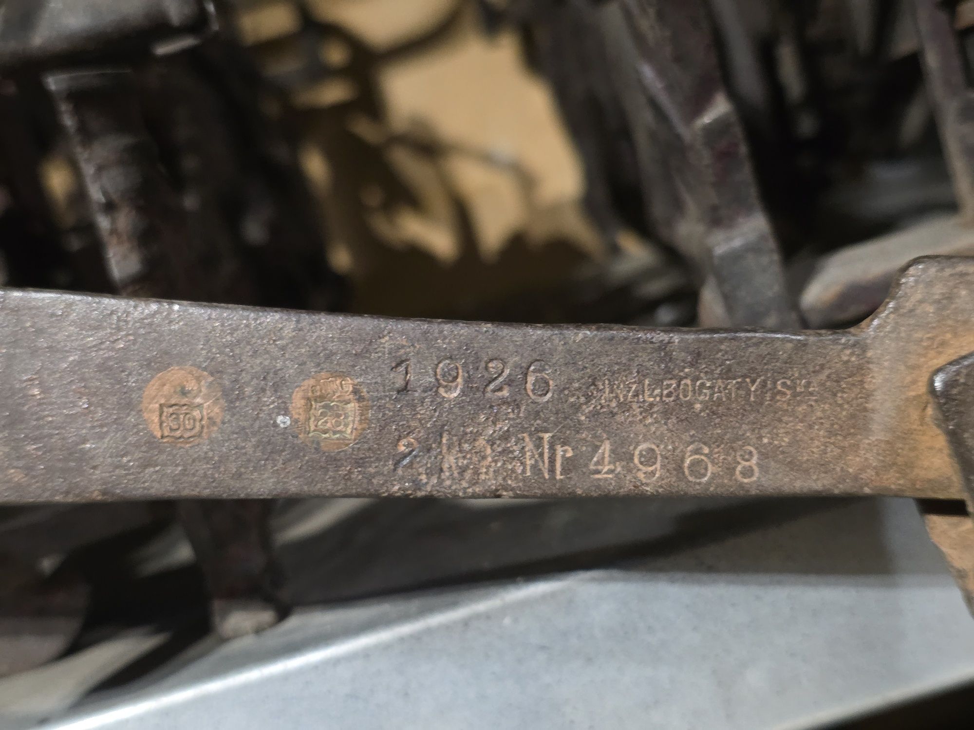 Waga szalkowa 2kg Inz.Bogaty i Ska 1926r.