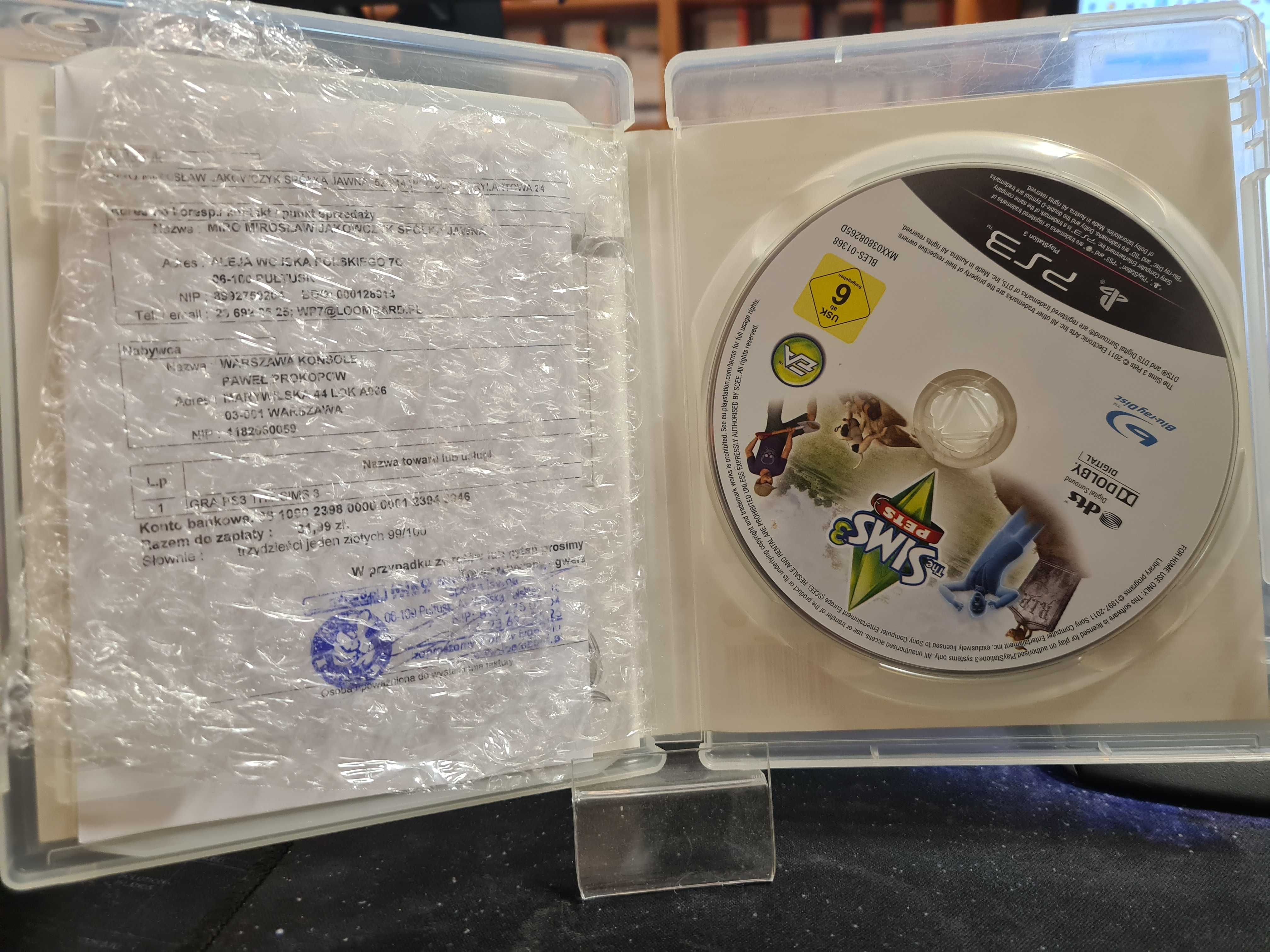 The Sims 3: Zwierzaki PS3, Sklep Wysyłka Wymiana