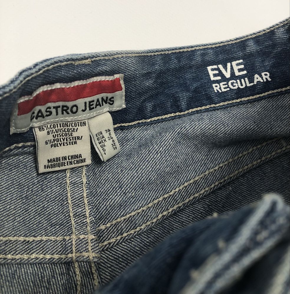 Spodenki jeansowe etno cekiny 34
