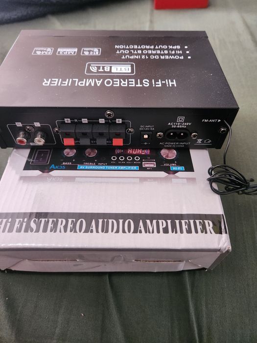 Amplificador HIFI com Bluetooth