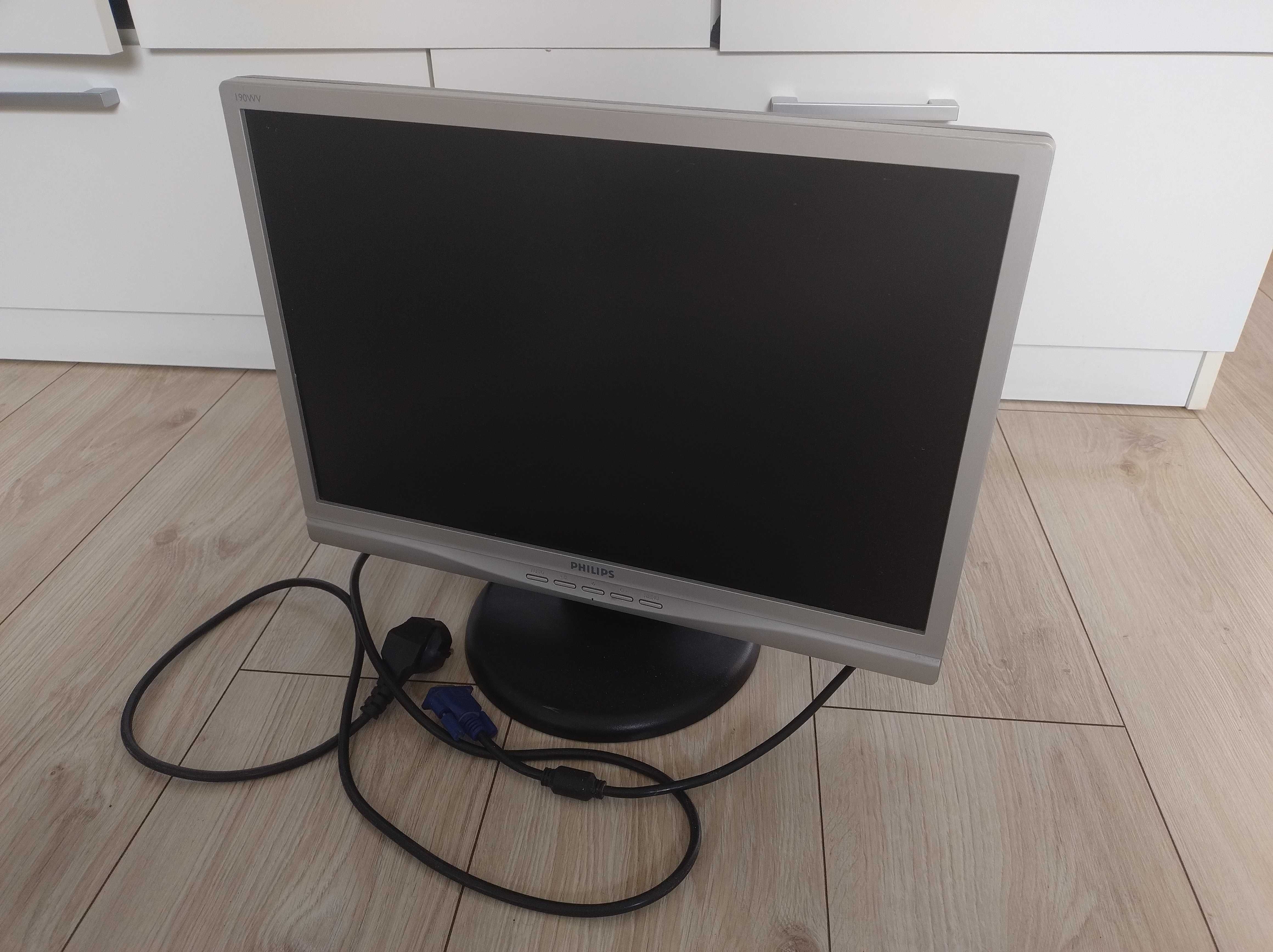 Monitor Philips 190WV7 HWC7190T, przewód VGA