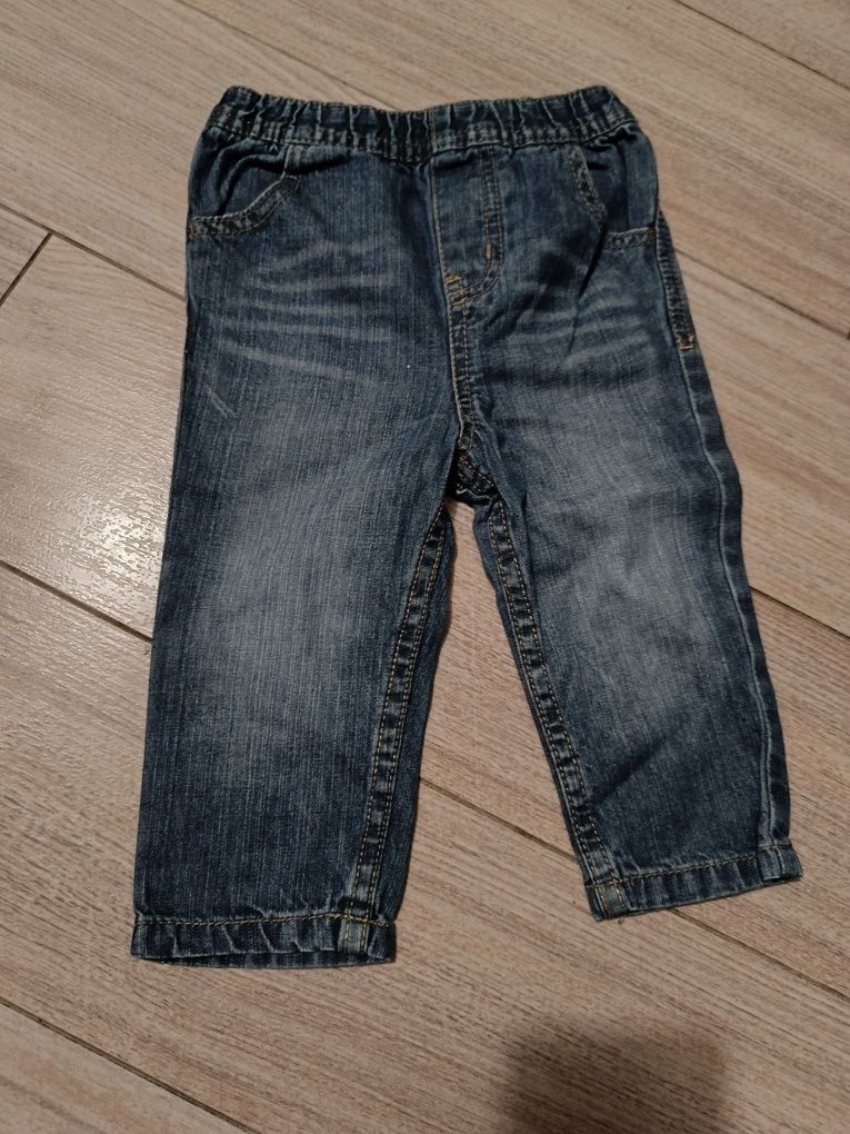 Spodnie jeansowe 9-12 miesięcy