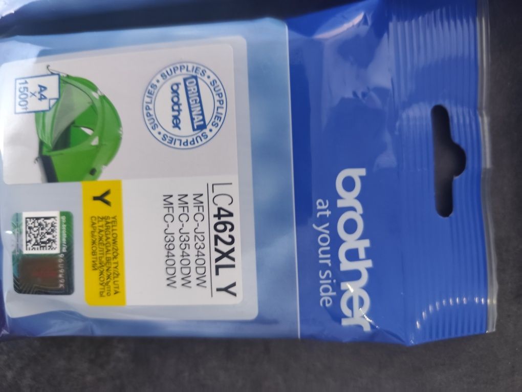 Oryginalne  tusze orygilany tusz Brother Lc462xl BK M C Y Zestaw