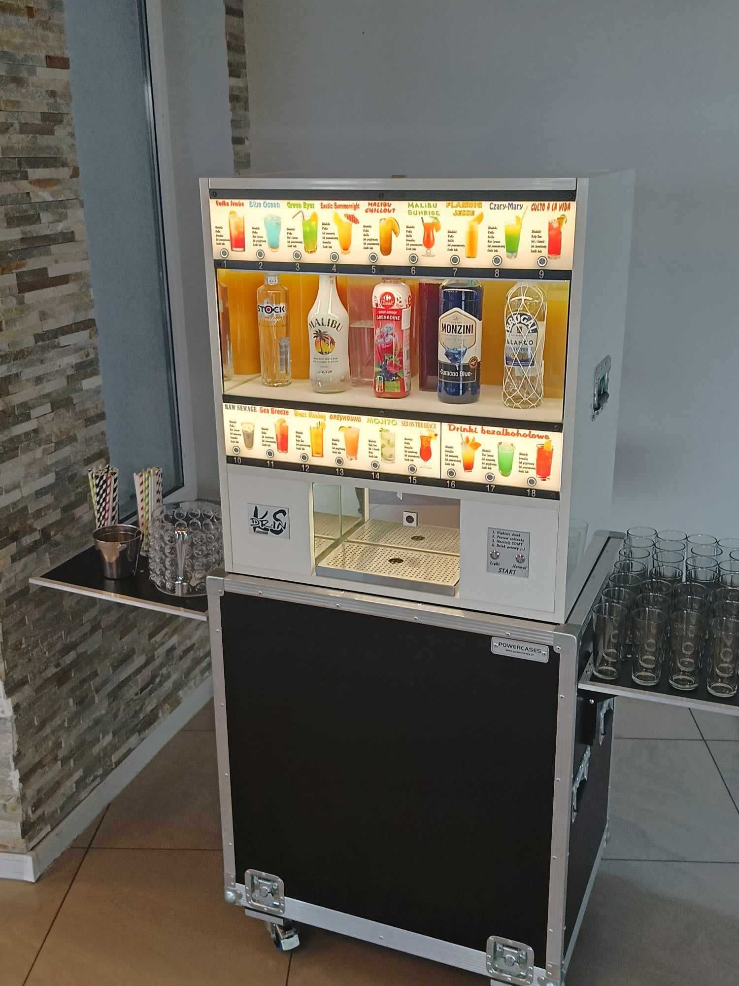 Automatyczny DrinkBar CYK MYK PYK - mobilny bar, barman na wynajem