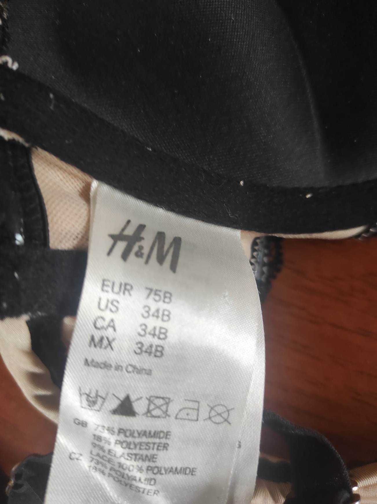 Biustonosz z koronką H&M