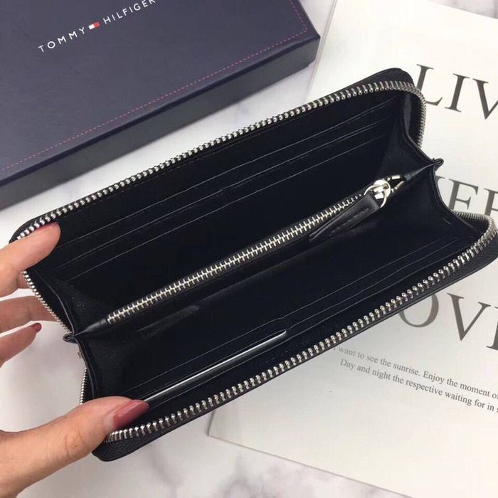 Мужской кожаный кошелек клатч Томми Хилфигер чоловічий гаманець томмі