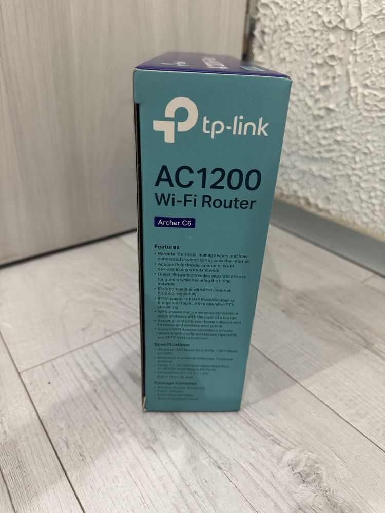 Router TP-LINK Archer C6 AC1200 Czarny zestaw 3 szt