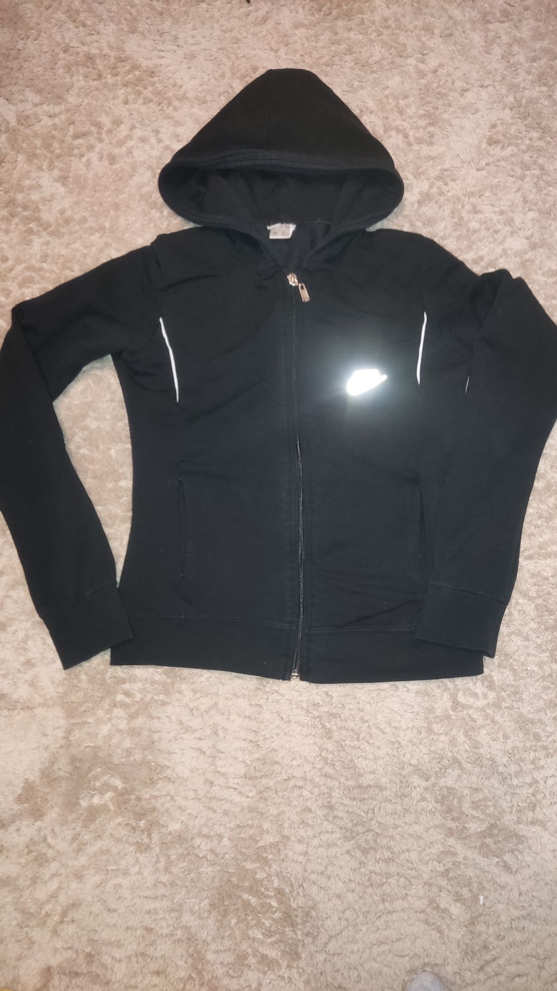 Bluza z kapturem, sweter rozpinany Nike damska
