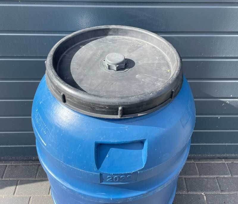 beczka 220l plastikowa beczki 200 l wodę podlewanie deszczówka 200l