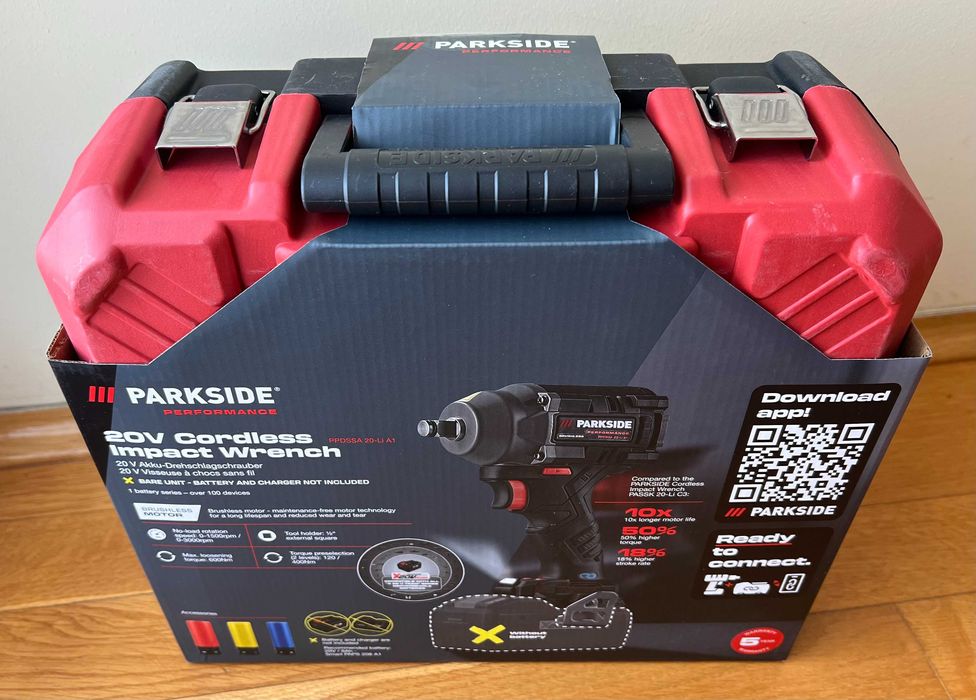 Klucz udarowy Parkside Performance PPDSSA 20v - 600Nm absolutna NOWOŚĆ