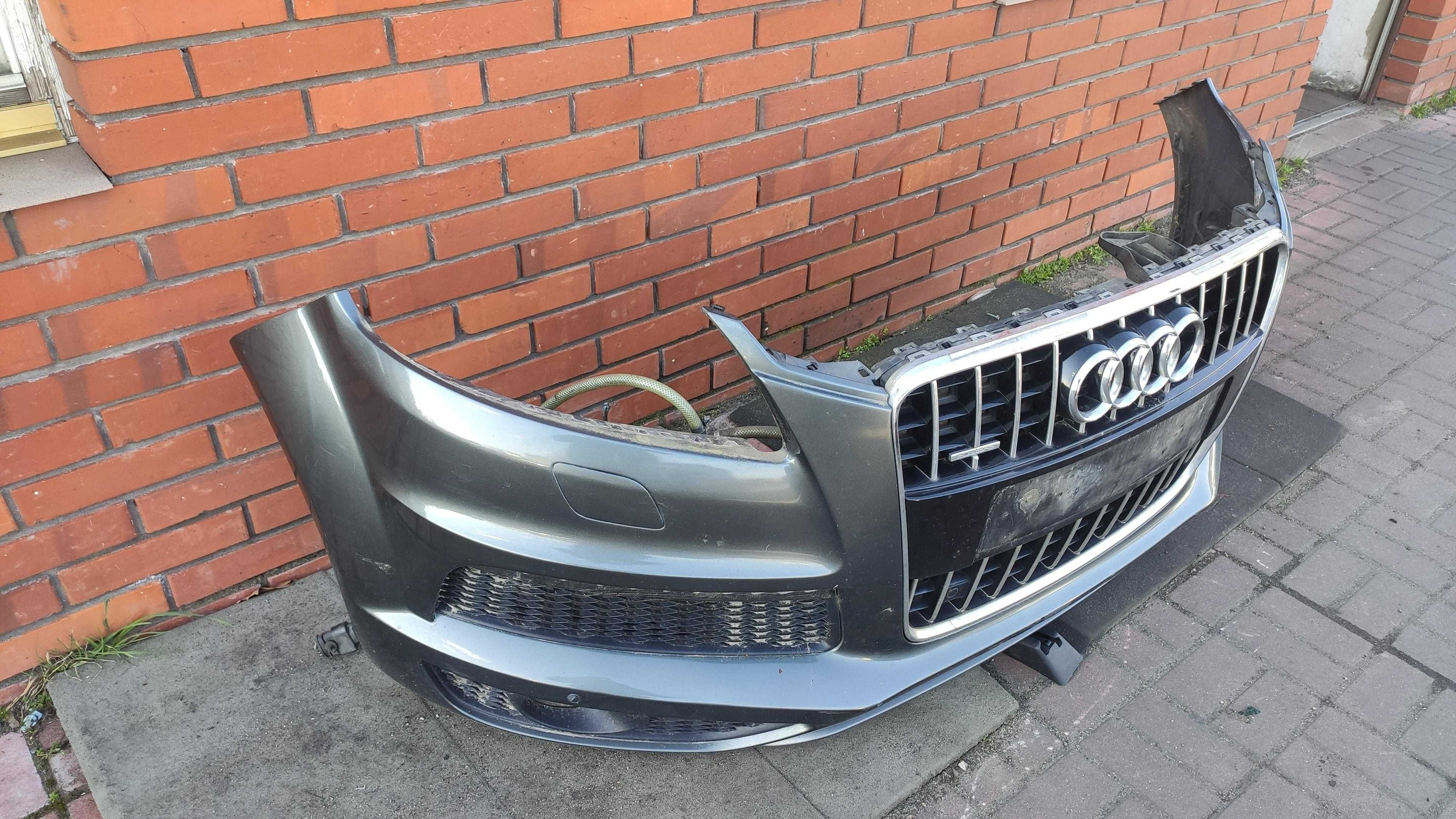 AUDI Q7 4L LIFT Zderzak Przód Przedni PDC Ksenon