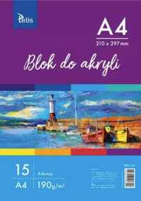 Blok do akryli A4 15 kartek KB012-A4