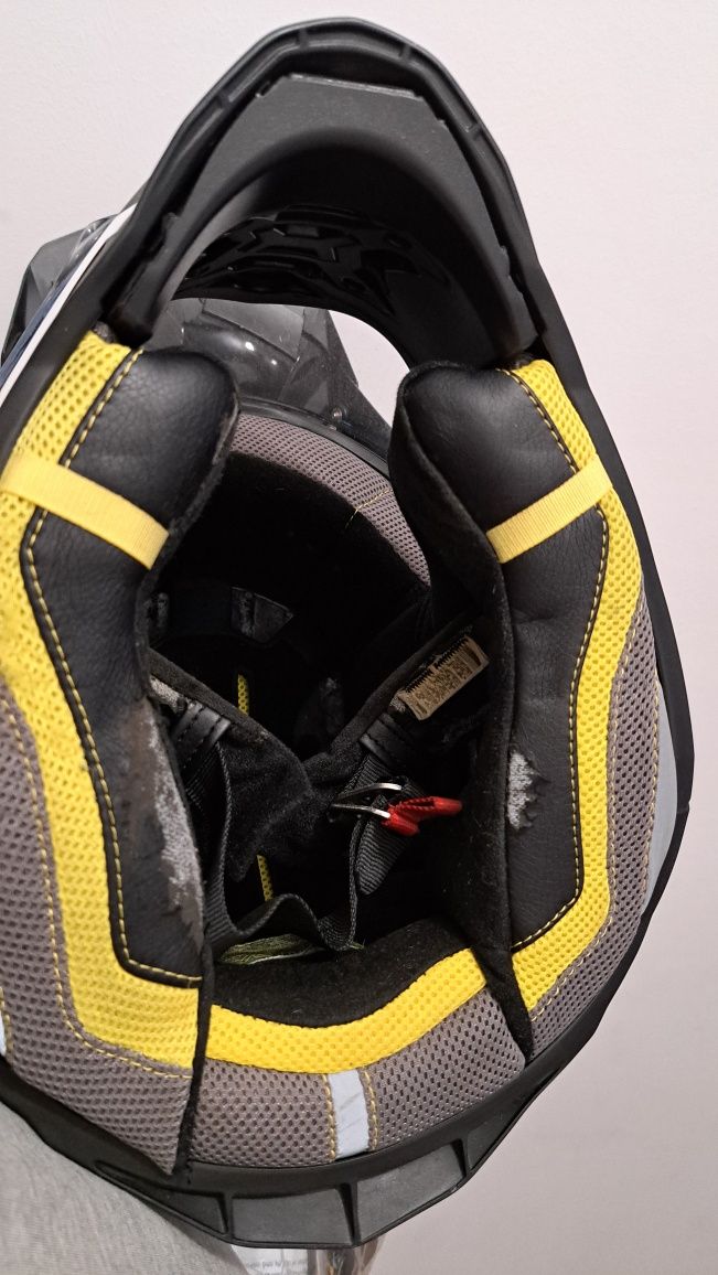 Touratech L 59-60cm aventuro carbon, niska waga! Kask adv enduro