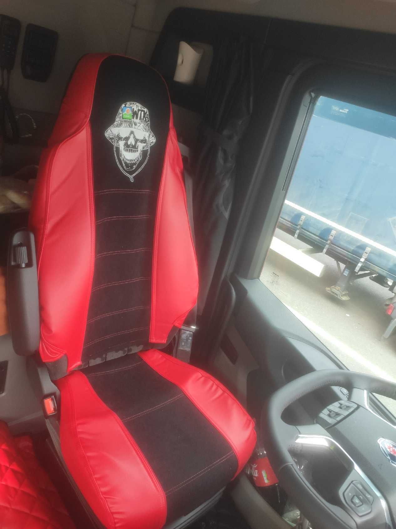 pokrowce siedzeń tir auto ciężarowe volvo mercedes renaut scania daf