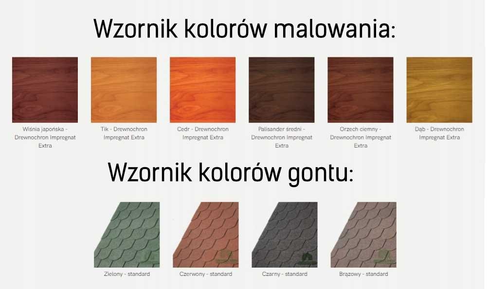 Domek Ogrodowy AN 300cm x 500cm