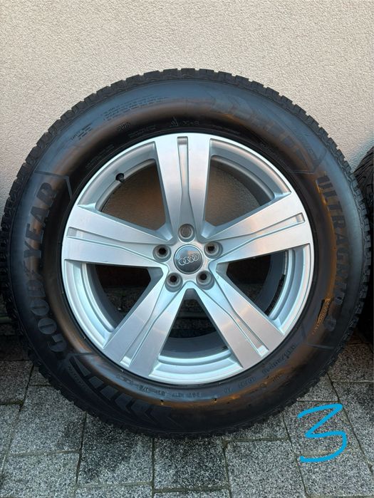 Koła 18” Audi Q7 4M Q5 A5 A6 5x112 + opony zimowe GoodYear UltraGrip8