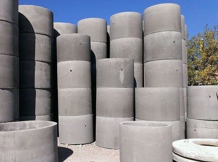Бетонные кольца ЖБИ земляные работы Септик Выгребгая яма Копка Траншея