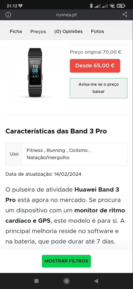 Huawei Band 3 Pro