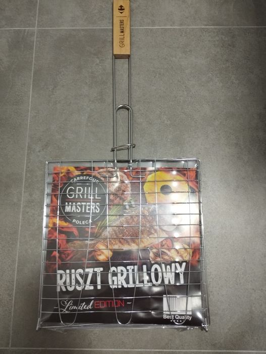 Ruszt grillowy na rybę mięso Grill Masters