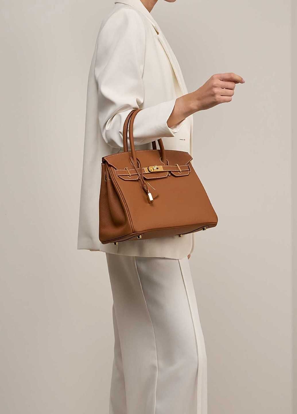 Сумка Birkin 30 Epsom Bag Gold