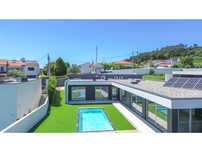 Moradia térrea T4 nova, com piscina junto a Guimarães