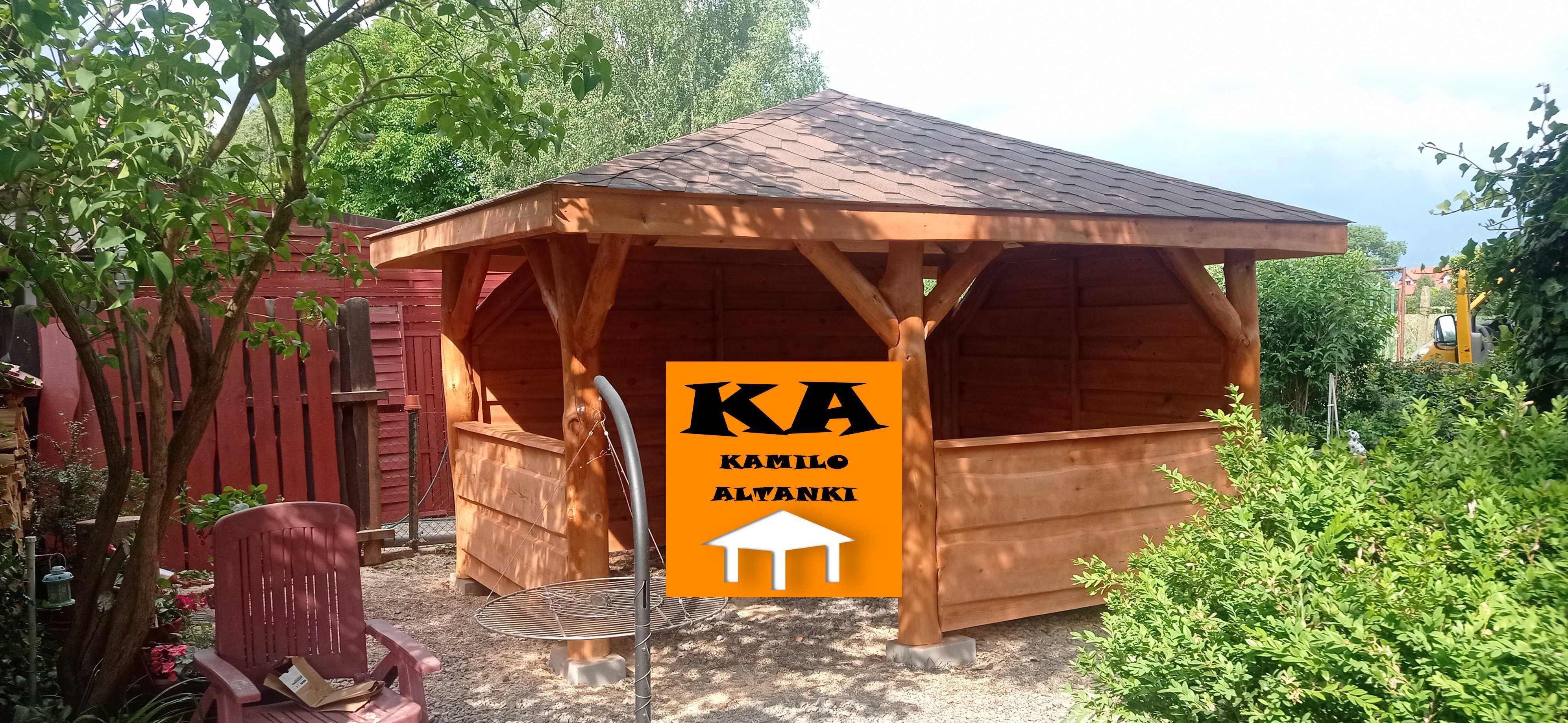 Altanka, Altana, Altanki, Altany na grubym balu ogrodowe