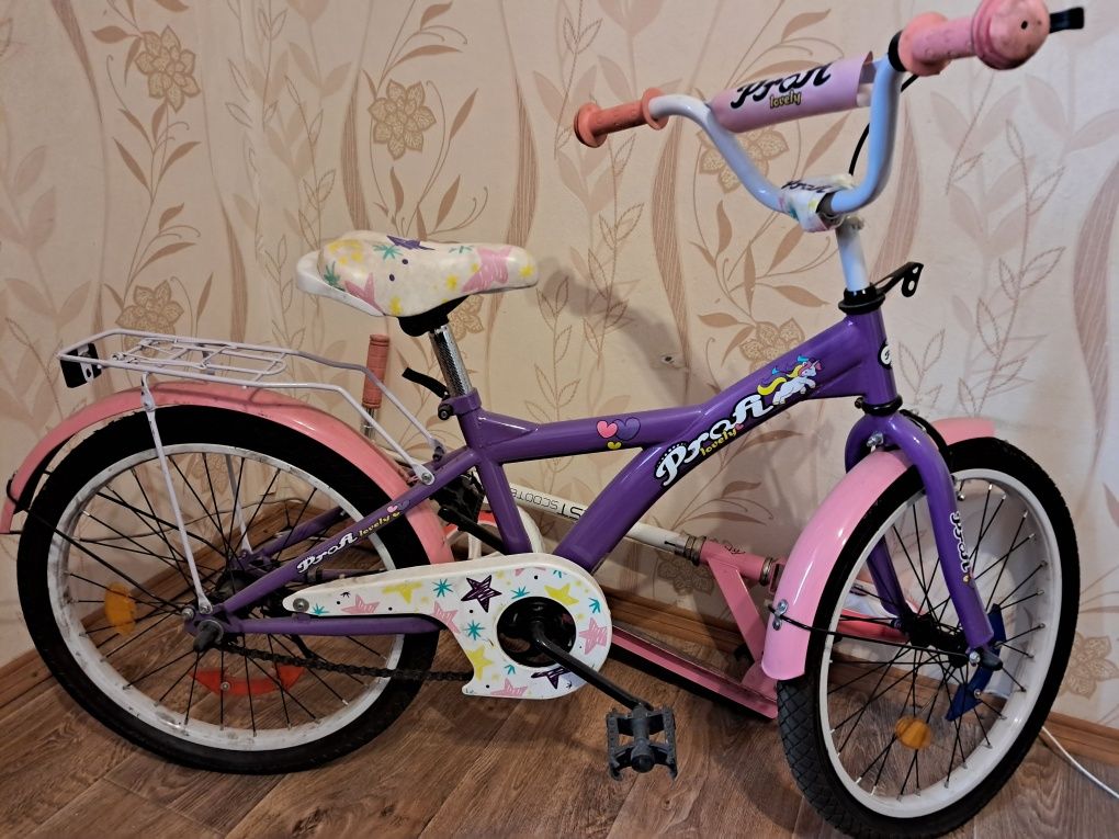 Велосипед для дівчинки, б/у.