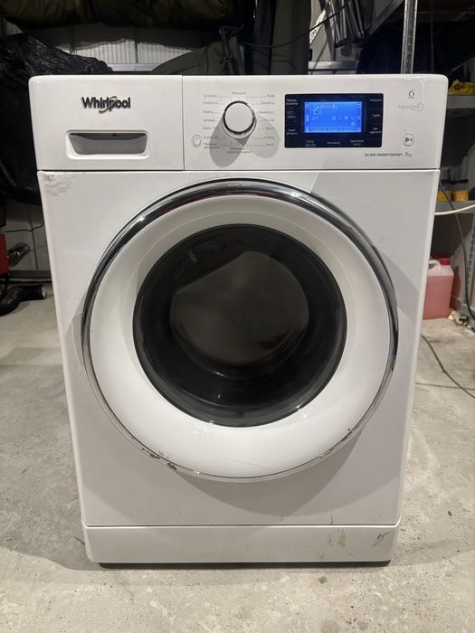 Pralka whirlpool 9kl wkladu silnik indukcyjny po wymianie łożysk