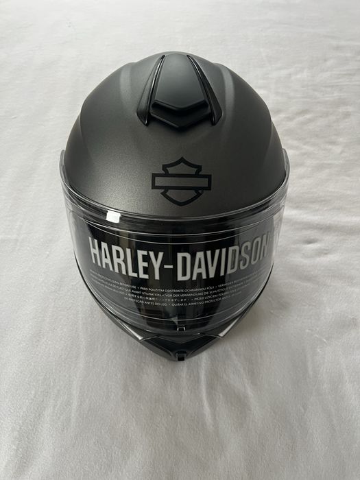 Kask Harley Davidson z interkomem Outrush Silver Matt rozm.S