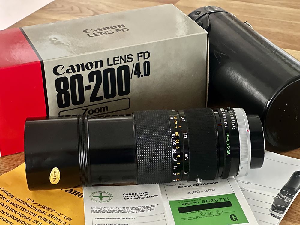 Canon FD 80-200/4.0 - kultowy zoom