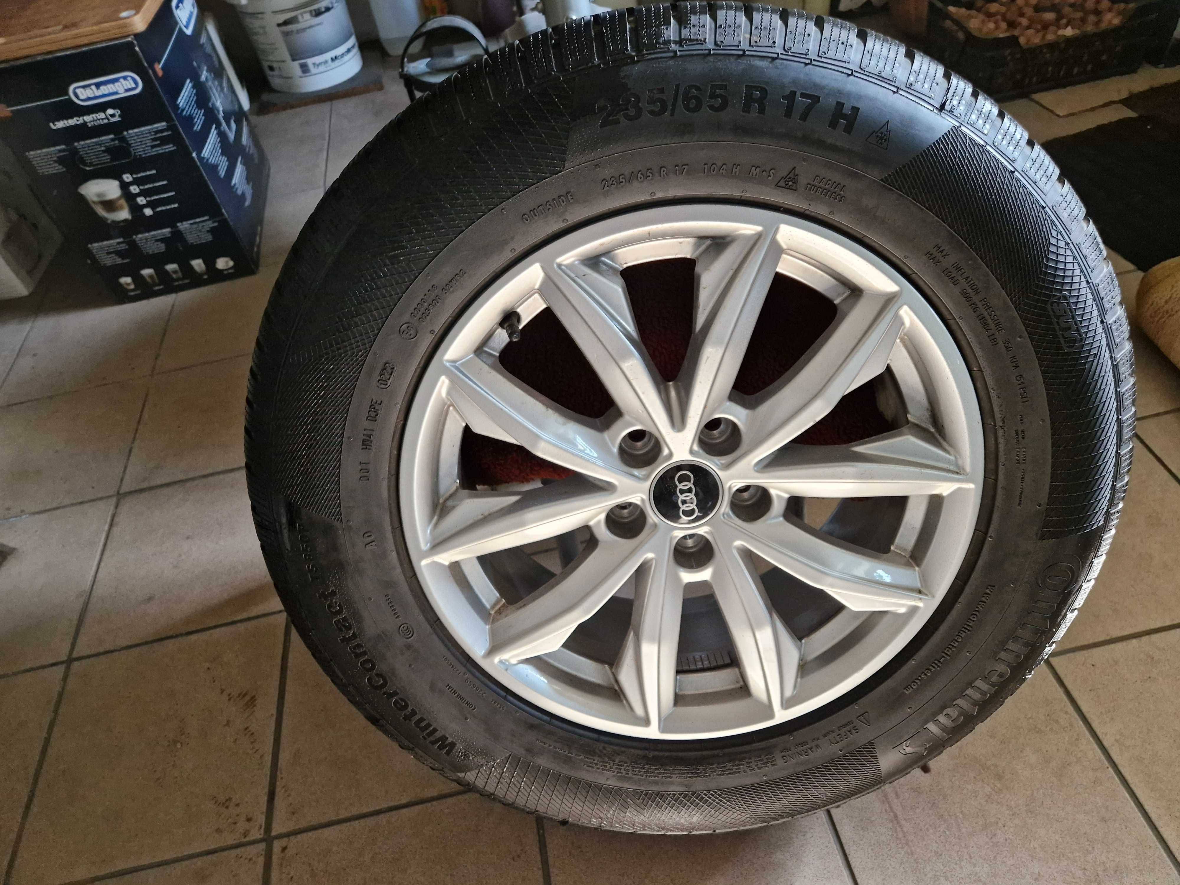 koła felgi aluminiowe 17 cali Audi Q5 Q3 Q2 A4 A6 oryginalne jak nowe