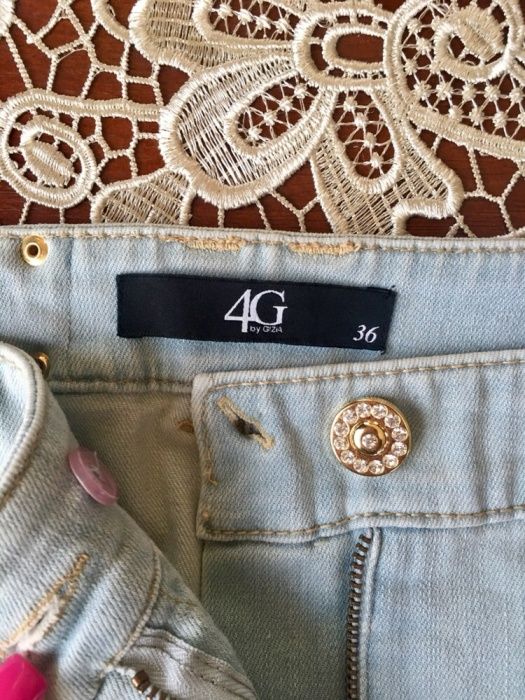 Костюм джинсовый юбка и курточка 4g by Gizia