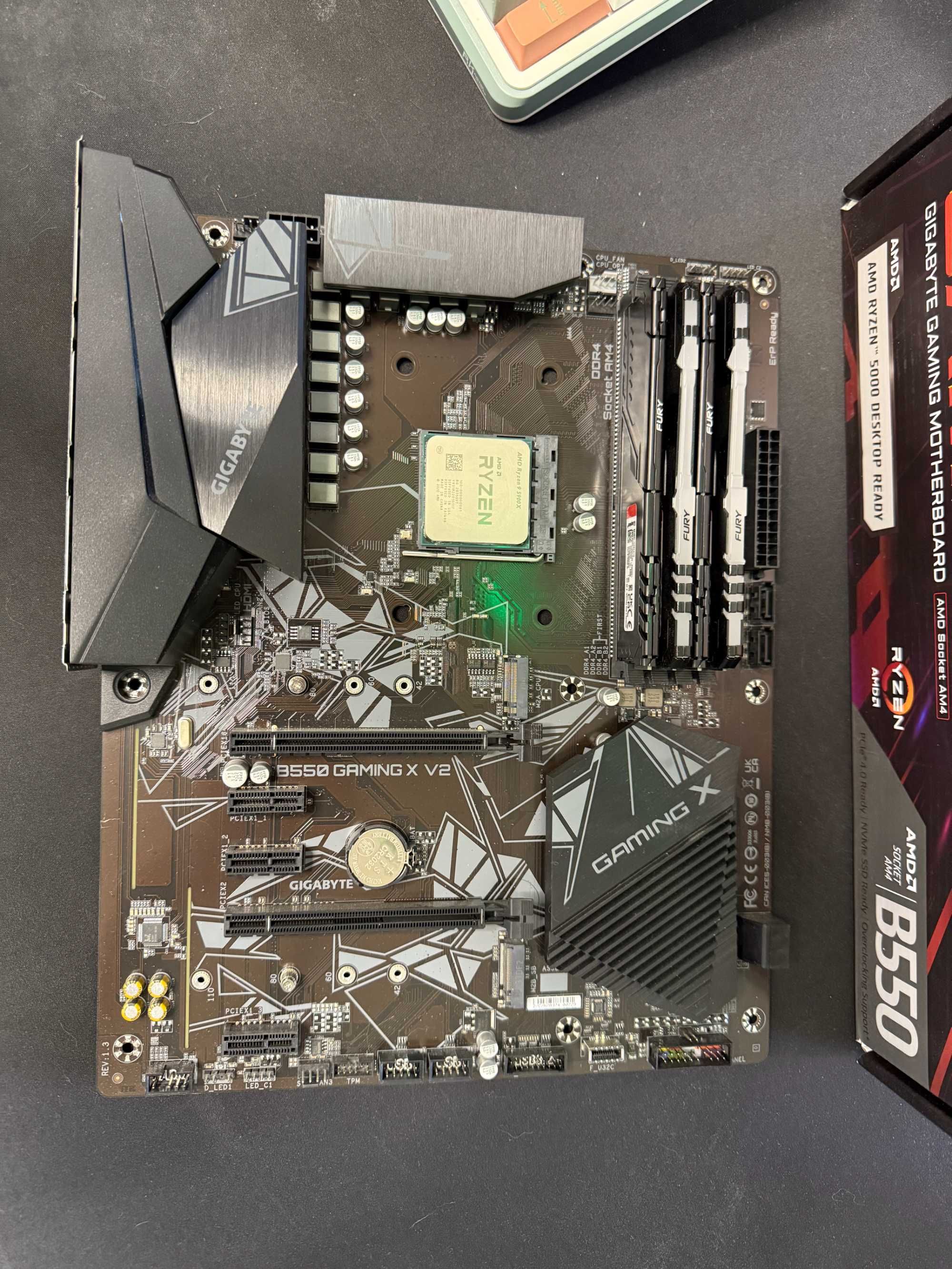 Игровой комплект Ryzen 9 5900x + B550 + 32 gb DDR4. Идеальный вариант