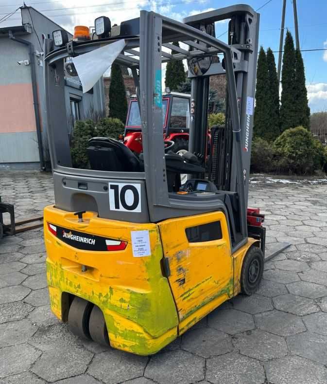 Wózek widłowy elektryczny Jungheinrich EFG213 rok 2018 triplex 5,5m