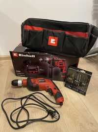 Wiertarka udarowa EINHELL TC-ID 1000 E kit- cały zestaw