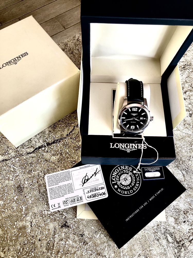 Швейцарские часы LONGINES Conquest Original.