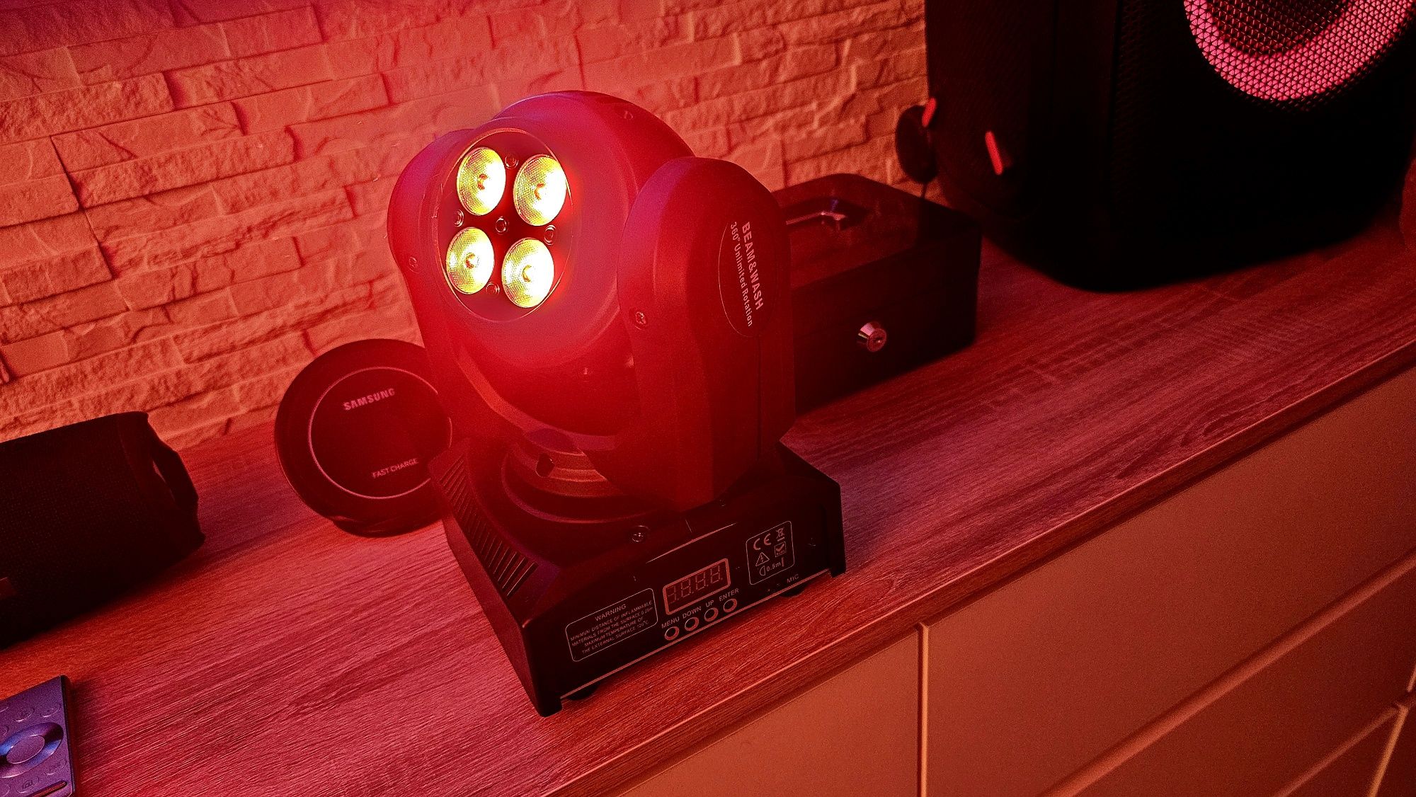 4 szt ruchoma głowa Led 360 ruchome głowy Led światła Led dyskotekowe