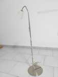 candeeiro de pé abajour em vidro