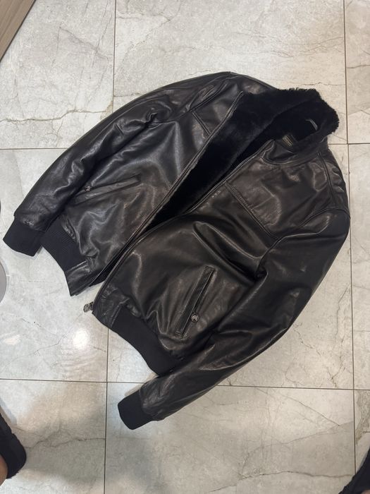 Нова зимова чоловіча шкіряна куртка Stefano Ricci