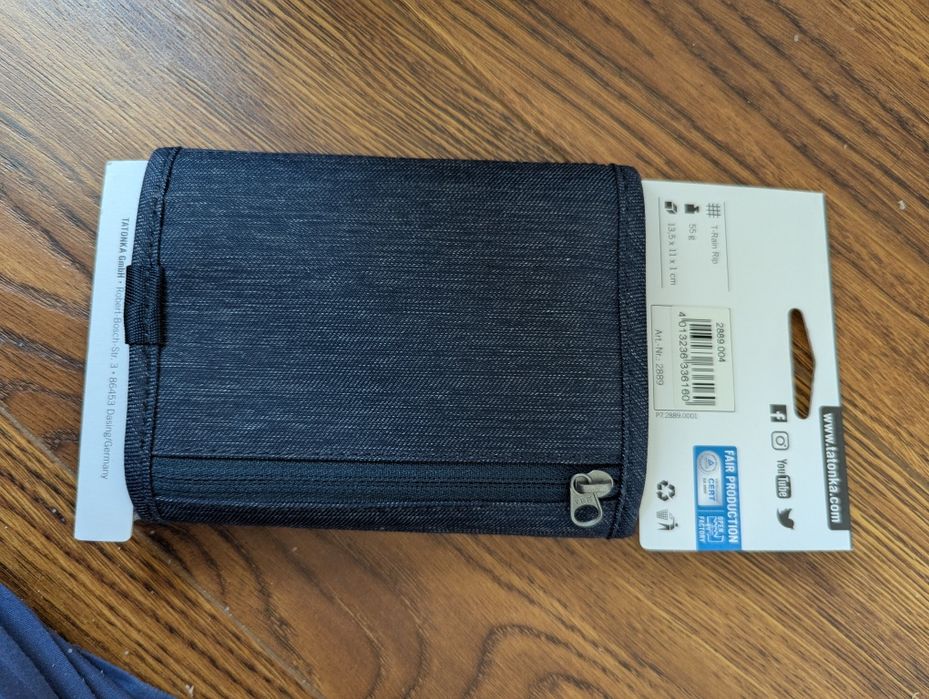 Гаманець Tatonka Euro Wallet синій