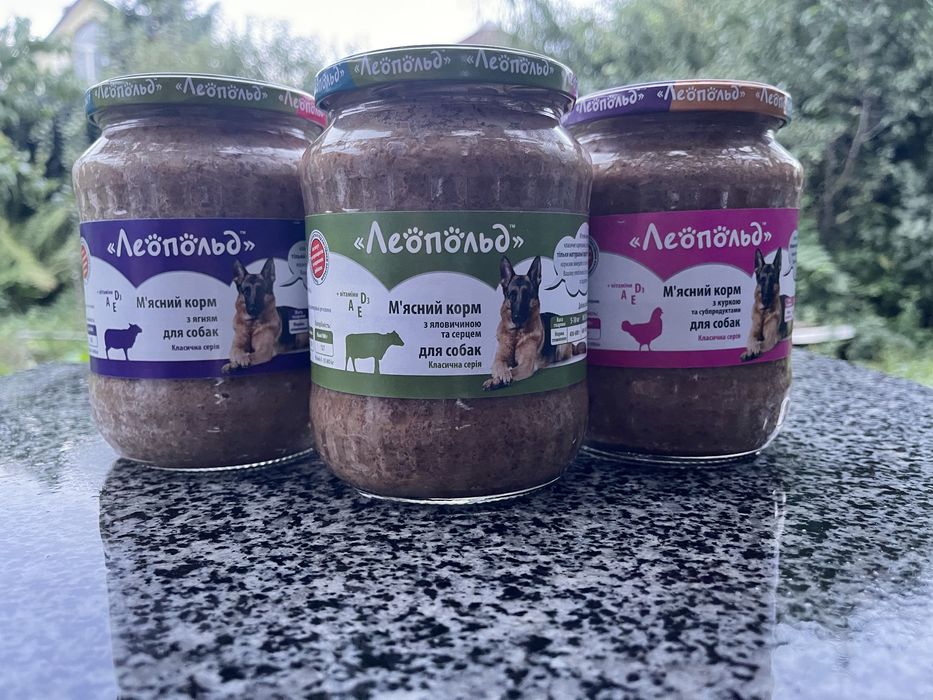 Вологий корм для собак Леопольд