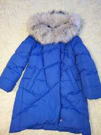 Зимняя курточка для девочки, размер 128см