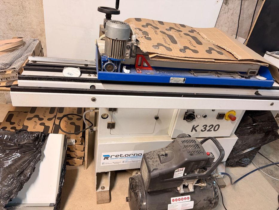 Orladora automatica com fresa de saida