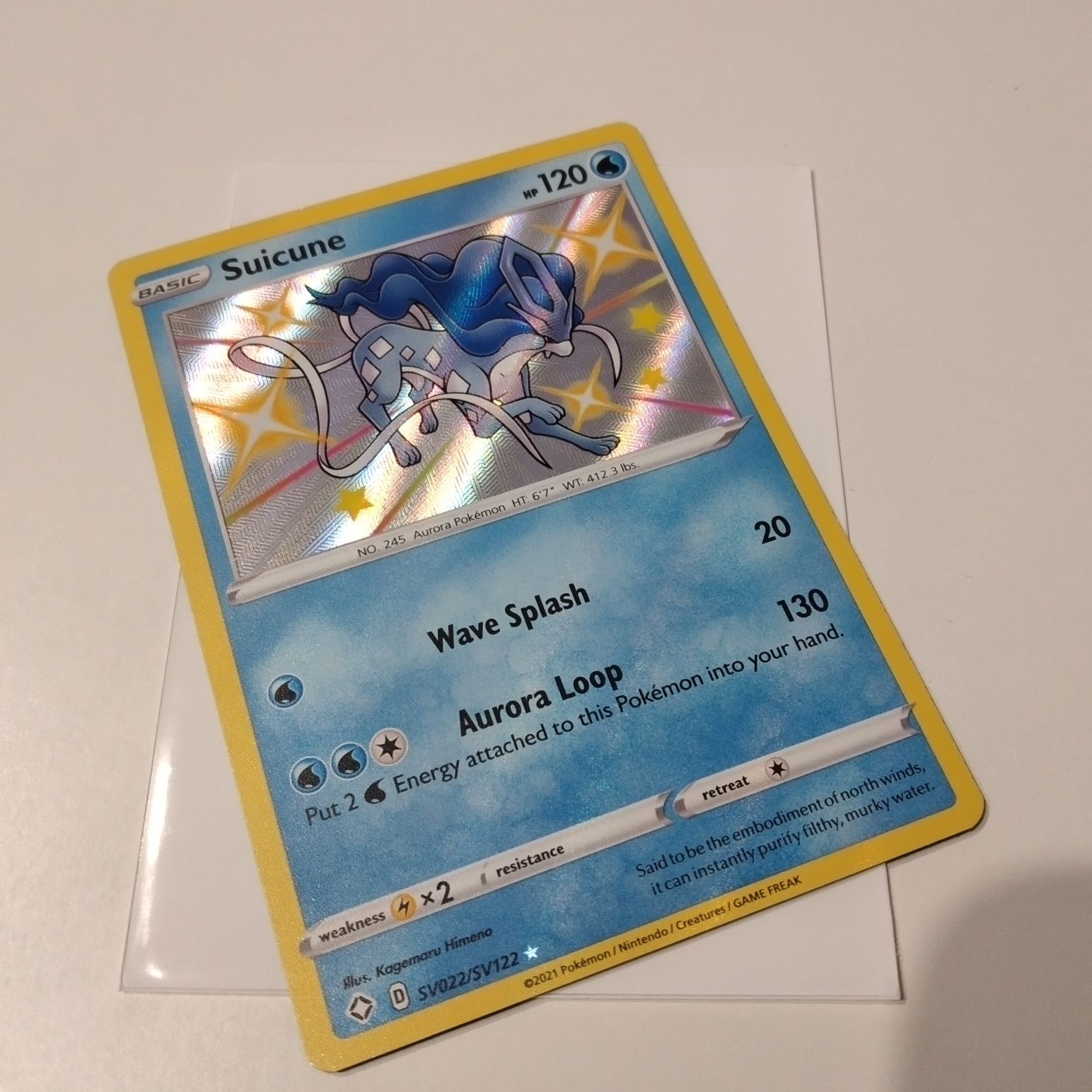 Suicune - Shining fates - Karty Pokemon