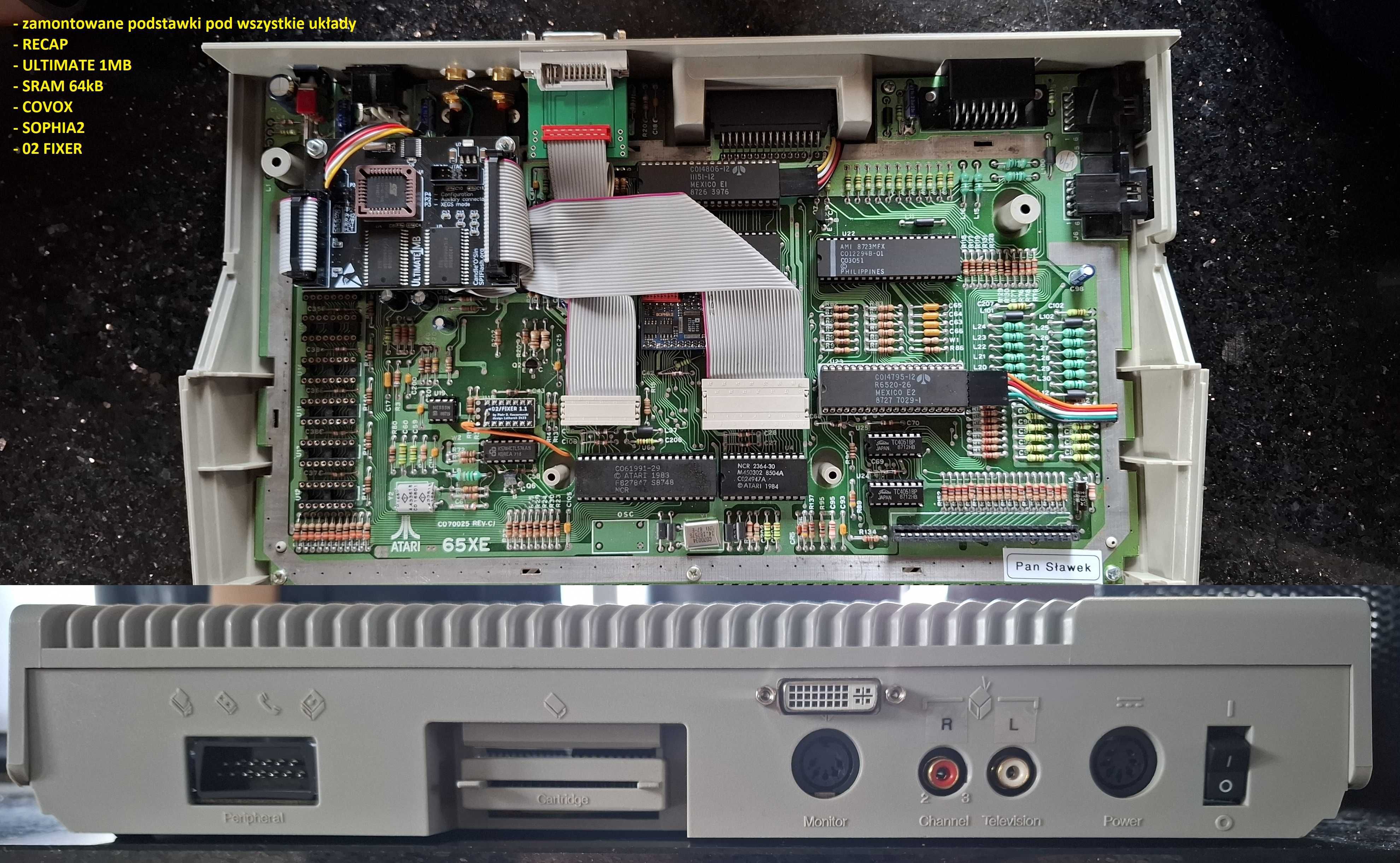 Atari XL/XE/XEGS, Amiga, Spectrum, Amstrad recap, naprawa, modyfikacje