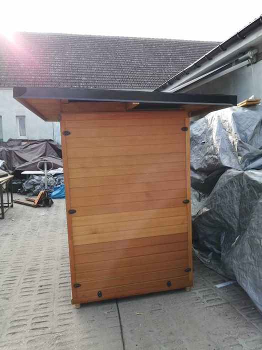 Sauna FIŃSKA infrared zewnętrzna ogrodowa na dwór z dachem 2w1 230v