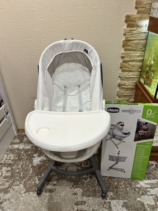 Ліжечко-стільчик baby hug air 4 в 1 chicco